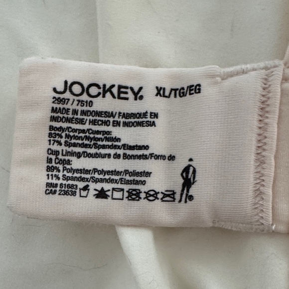Jockey Cream Women's Bra - Picture 2 of 2